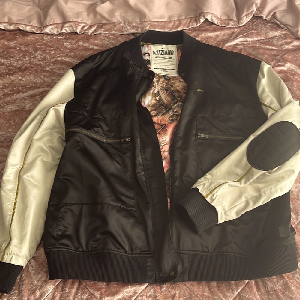 A. Tiziano Black & Gold Bomber 6XL